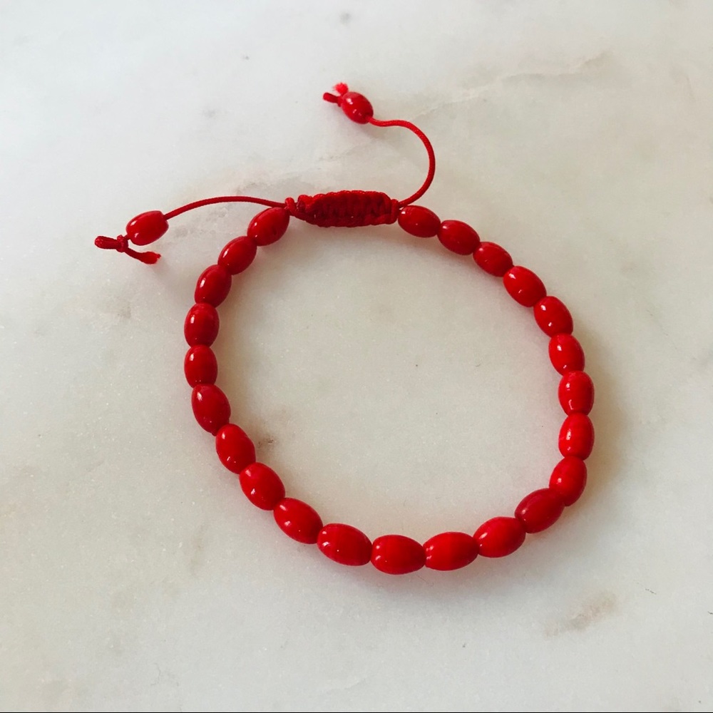 Red Kabbalah / worry bead bracelet